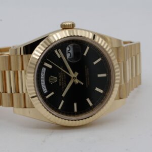 Superclone Rolex Day-Date 40 mm Black Dial 228238