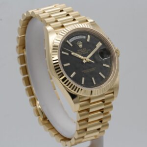 Superclone Rolex Day-Date 40 mm Black Dial 228238