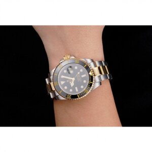 Superclone Rolex Submariner 41mm schwarzes Zifferblatt PR16233BG