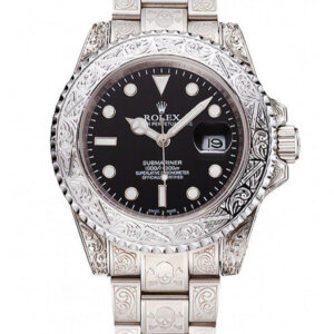 Superclone Rolex Submariner 41 mm schwarzes Zifferblatt 1454093