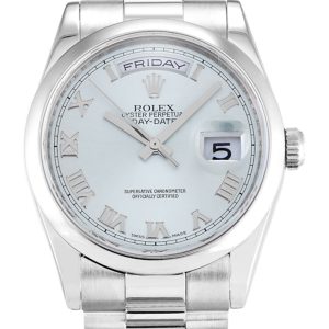 Replica Rolex Day-Date Blue Dial 118206 36 mm