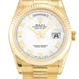 Replica Rolex Day-Date White Dial 118238 36 mm