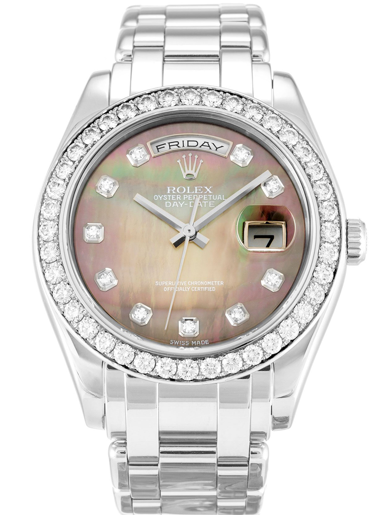 Replica Rolex Day-Date Mother of Pearl – Black Dial 18946 36 mm