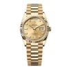 Superclone Rolex Day-Date Champagne Diamond Dial 128238-0008 36 mm