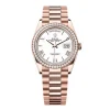 Superclone Rolex Day-Date White Dial 128345rbr-0070 36 mm