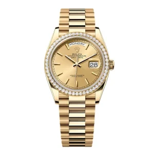 Superclone Rolex Day-Date Champagne Dial 128348rbr-0026 36 mm