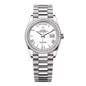 Superclone Rolex Day-Date White Dial 128349rbr-0043 36 mm