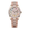 Superclone Rolex Day-Date Diamond-Paved Dial 128395tbr-0008 36 mm