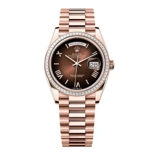 Superclone Rolex Day-Date Brown Ombré Dial 128395tbr-0024 36 mm