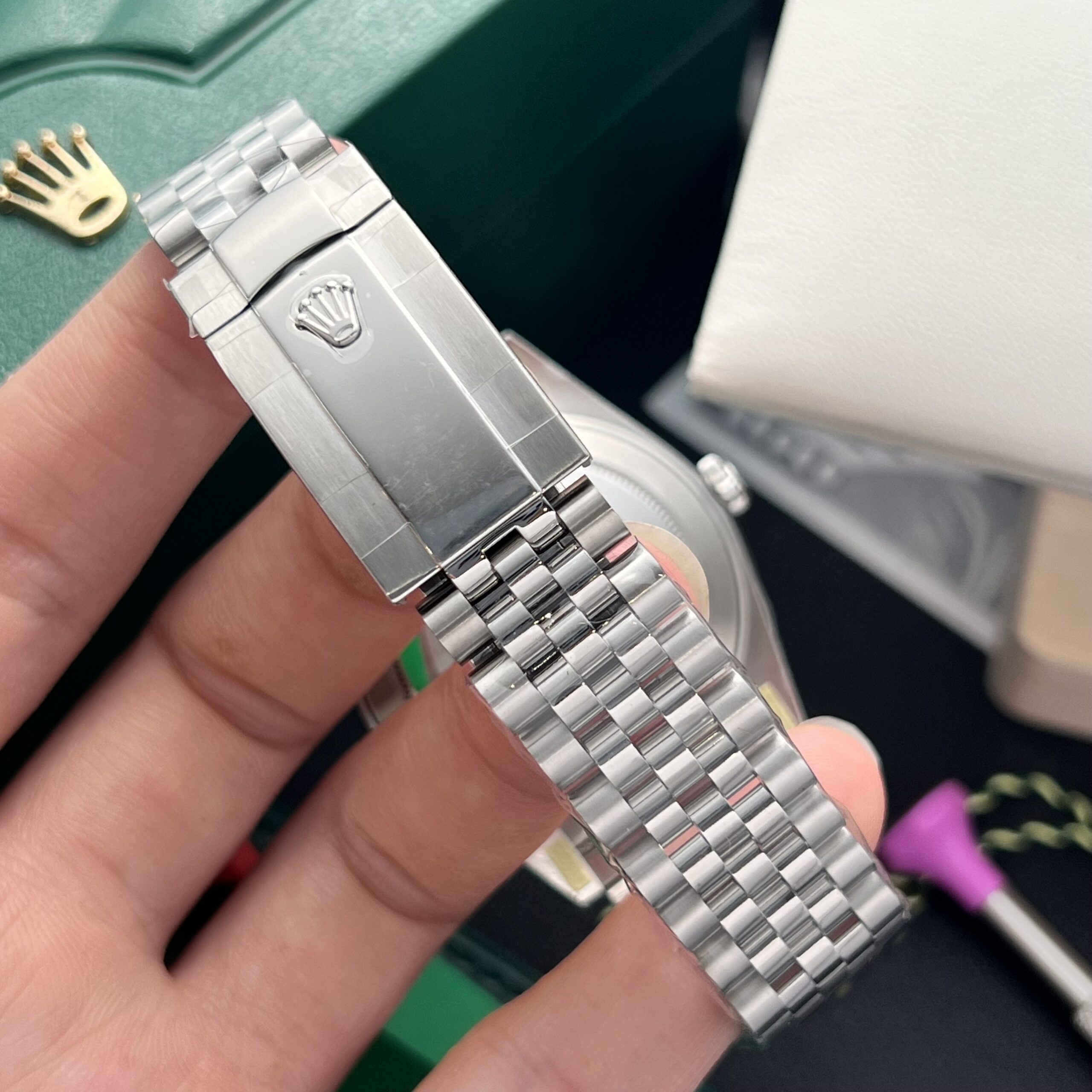 Rolex Datejust Black Dial 126334-0018 41 mm - Afbeelding 8