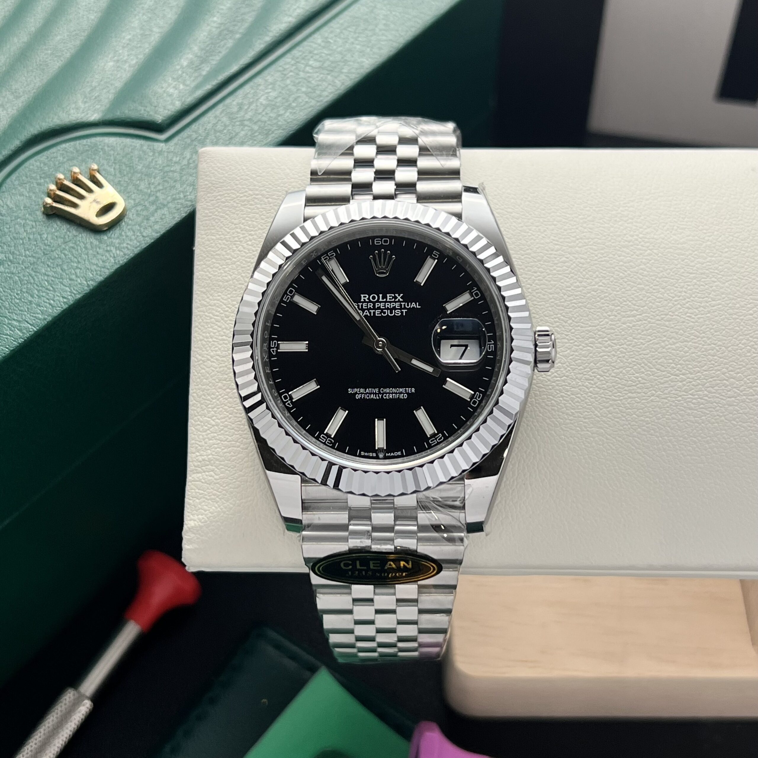 Rolex Datejust Black Dial 126334-0018 41 mm - Afbeelding 3