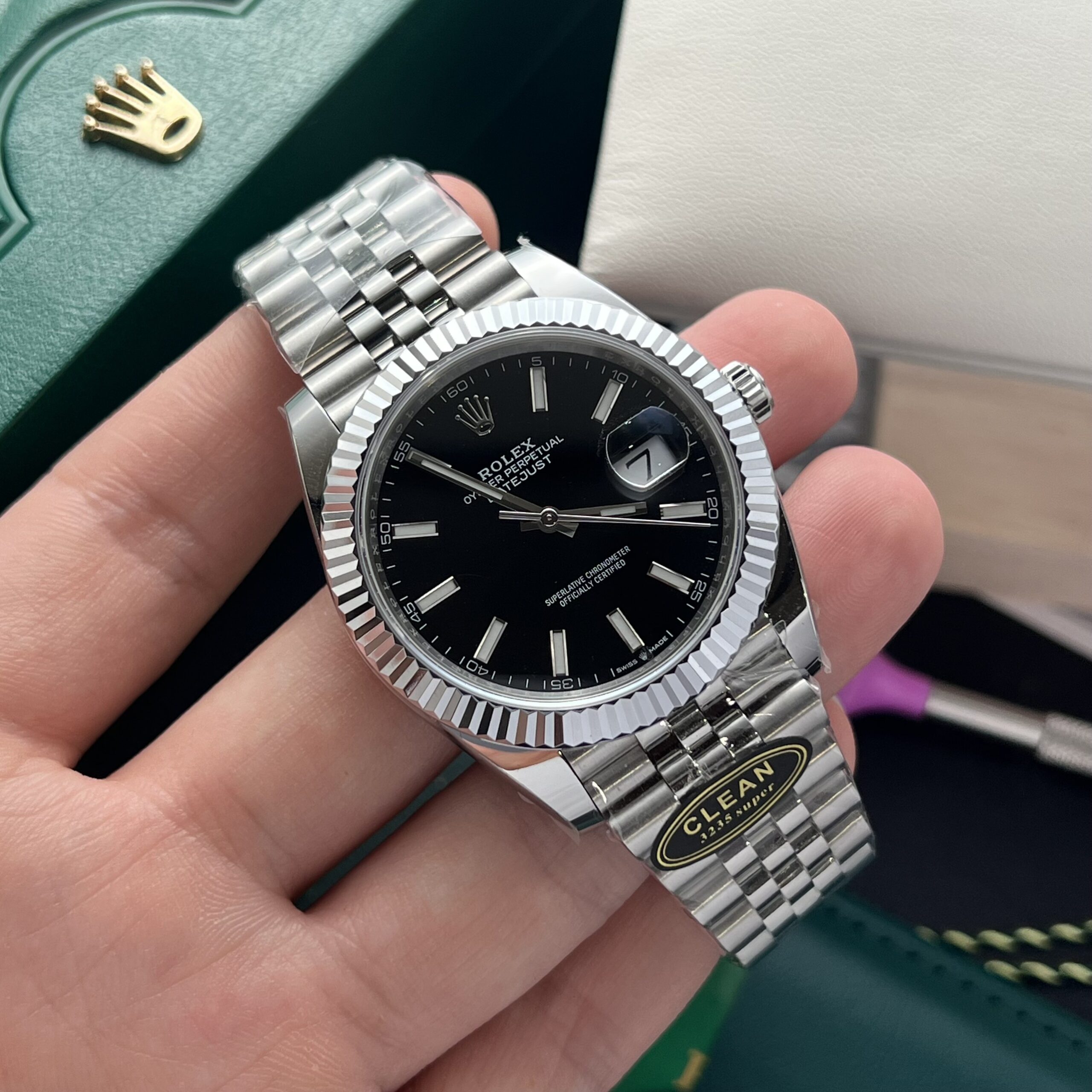 Rolex Datejust Black Dial 126334-0018 41 mm - Afbeelding 6