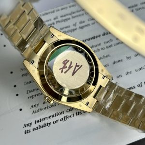 Superclone Rolex Day-Date White Mother-of-Pearl Diamond Dial 128238-0123 36 mm