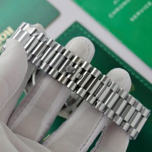 Superclone Rolex Day-Date Bright Blue Diamond Dial 128239-0069 36 mm