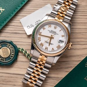 Rolex Datejust White Roman Dial 126231-0015 36 mm