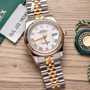 Rolex Datejust White Roman Dial 126231-0015 36 mm