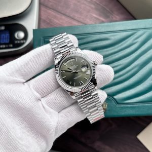 Superclone Rolex Day-Date Olive Green Dial 228239-0033 40 mm