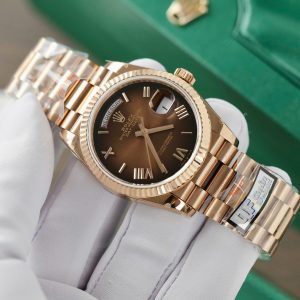 Superclone Rolex Day-Date Brown Ombré Dial 128235-0075 36 mm