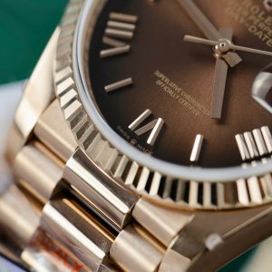 Superclone Rolex Day-Date Brown Ombré Dial 128235-0075 36 mm