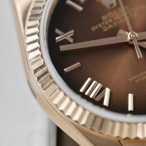 Superclone Rolex Day-Date Brown Ombré Dial 128235-0075 36 mm
