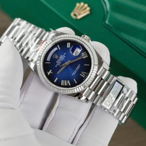 Superclone Rolex Day-Date Blue Ombré Dial 128239-0063 36 mm