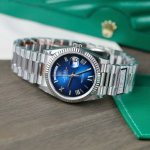 Superclone Rolex Day-Date Blue Ombré Dial 128239-0063 36 mm