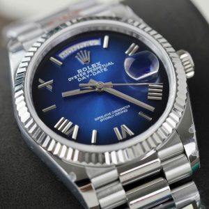 Superclone Rolex Day-Date Blue Ombré Dial 128239-0063 36 mm