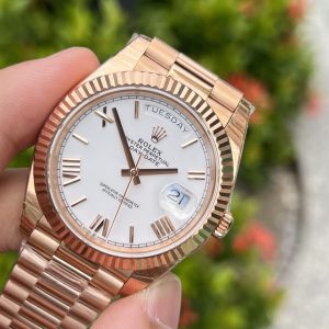 Superclone Rolex Day-Date White Dial 128235-0070 36 mm
