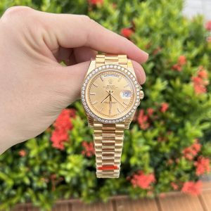 Superclone Rolex Day-Date Champagne Dial 228348rbr-0008 40 mm