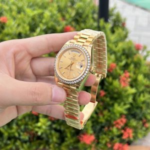 Superclone Rolex Day-Date Champagne Dial 228348rbr-0008 40 mm
