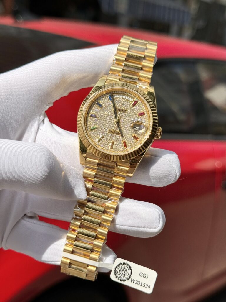 Superclone Rolex Day-Date Diamond-Paved Dial 128238-0051 36 mm - Image 3
