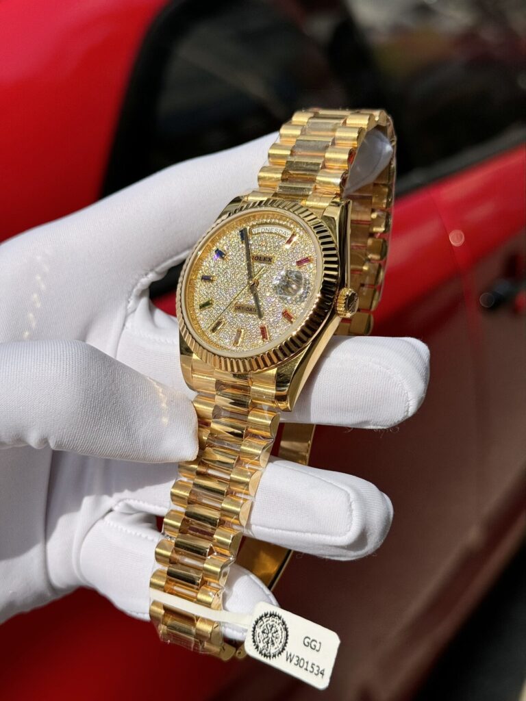 Superclone Rolex Day-Date Diamond-Paved Dial 128238-0051 36 mm - Image 4