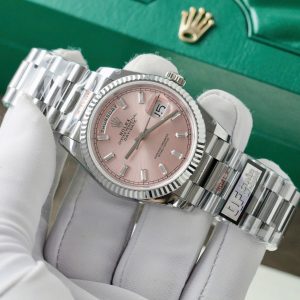 Superclone Rolex Day-Date Pink Diamond Dial 128236-0024 36 mm