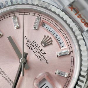 Superclone Rolex Day-Date Pink Diamond Dial 128236-0024 36 mm