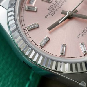 Superclone Rolex Day-Date Pink Diamond Dial 128236-0024 36 mm