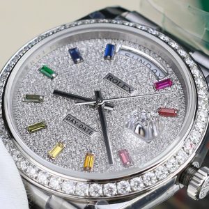 Superclone Rolex Day-Date Diamond-Paved Dial 128349rbr-0006 36 mm