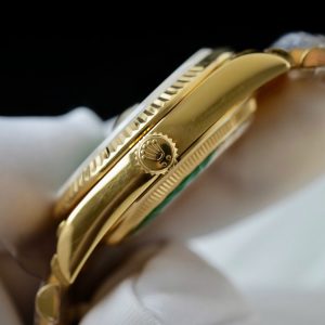Superclone Rolex Day-Date Bright Green Diamond Dial 128238-0130 36 mm