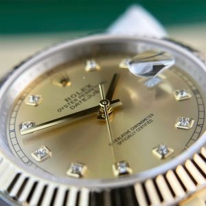 Rolex Datejust Champagne Diamond Dial 126333-0012 41 mm