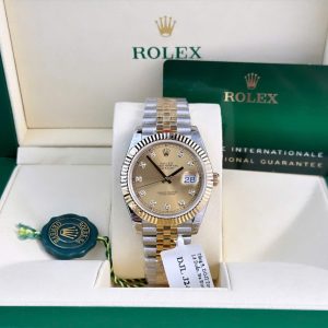 Rolex Datejust Champagne Diamond Dial 126333-0012 41 mm