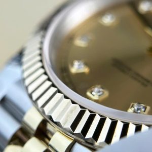 Rolex Datejust Champagne Diamond Dial 126333-0012 41 mm