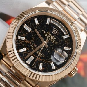 Superclone Rolex Day-Date Eisenkiesel Diamond Dial 128235-0041 36 mm