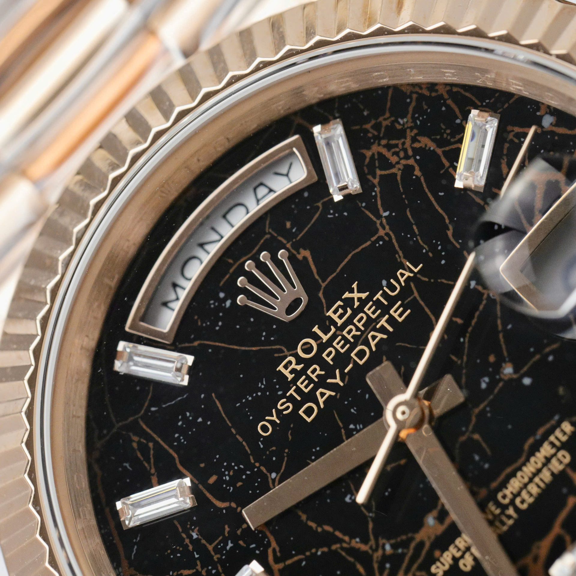 Superclone Rolex Day-Date Eisenkiesel Diamond Dial 128235-0041 36 mm - Image 4