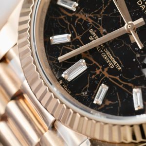 Superclone Rolex Day-Date Eisenkiesel Diamond Dial 128235-0041 36 mm
