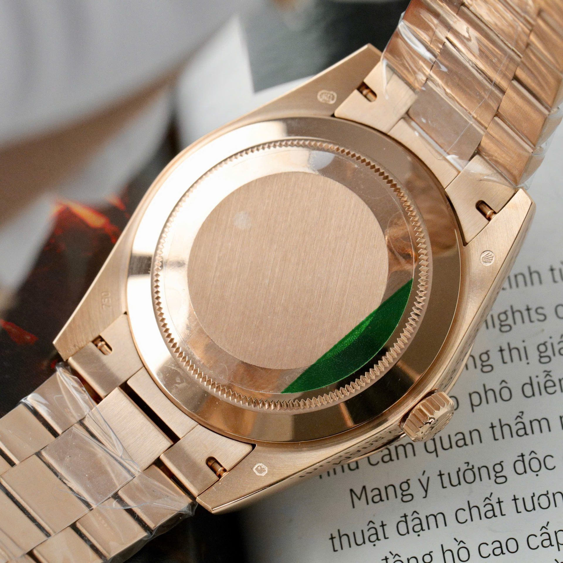 Superclone Rolex Day-Date Eisenkiesel Diamond Dial 128235-0041 36 mm - Image 7