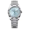 Superclone Rolex Day-Date Ice Blue Diamond Dial 128236-0009 36 mm