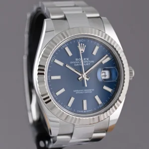 Replica Rolex Datejust Blue Dial 126334 Oyster 41 mm