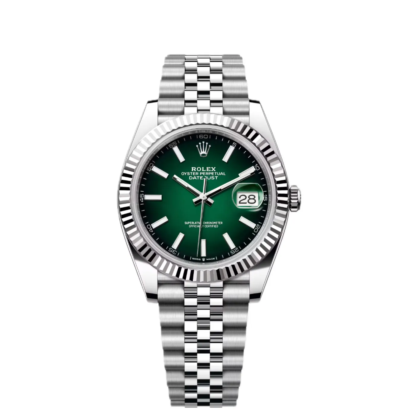 Rolex Datejust 41 Green Ombré Dial (2026) Jubilee