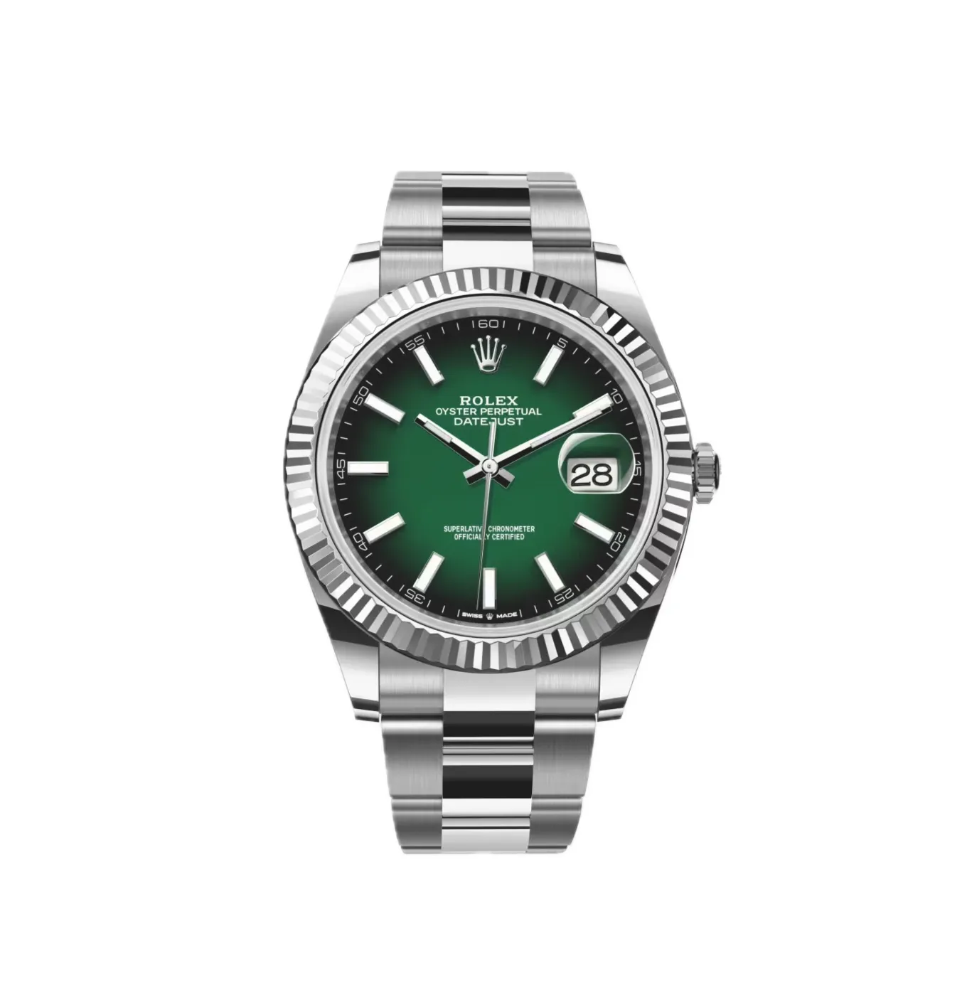 Rolex Datejust 41 Green Ombré Dial (2026) Oyster