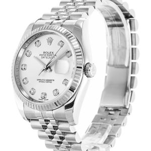 Alternative view of Replica Rolex Datejust White Dial 116234 36 mm
