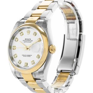 Alternative view of Replica Rolex Datejust White Dial 116203 36 mm